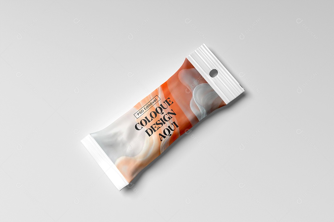 Mockup Embalagem de Doce PSD Editável