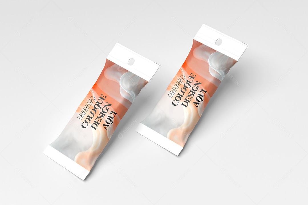 Mockup Embalagens de Doces PSD Editável