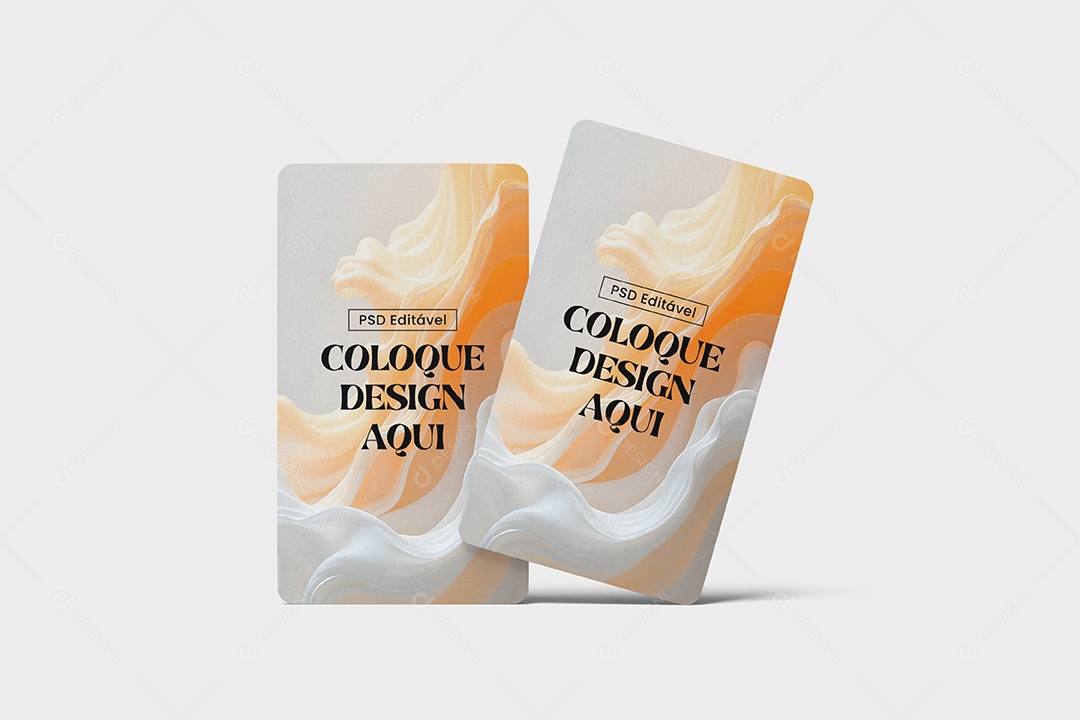 Mockup Cartão de Visita PSD Editável