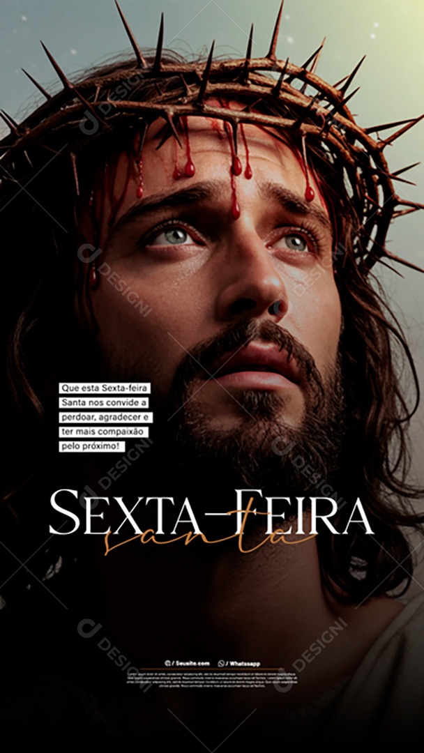 Sexta Feira Santa Social Media PSD Editável