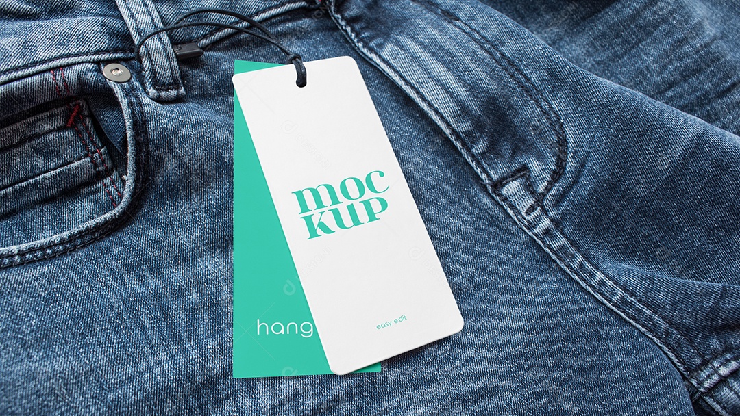 Mockup de Etiqueta PSD Editável