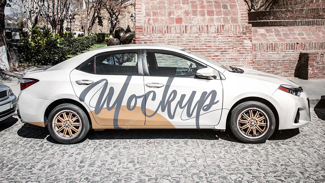 Mockup de Carro PSD Editável