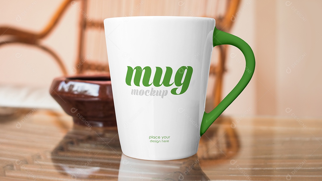 Mockup de Caneca PSD Editável
