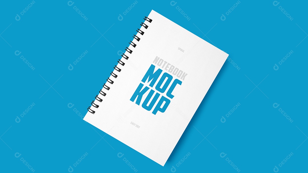Mockup Caderno PSD Editável