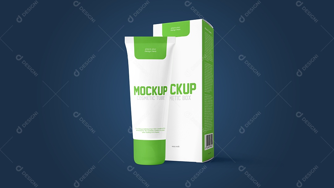 Mockup de Creme PSD Editável