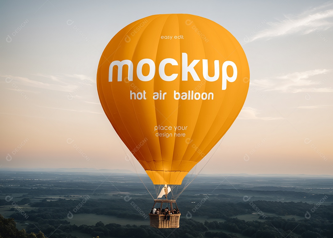 Mockup de Balão PSD Editável