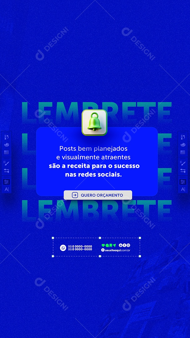 Story Designer Gráfico Social Media PSD Editável