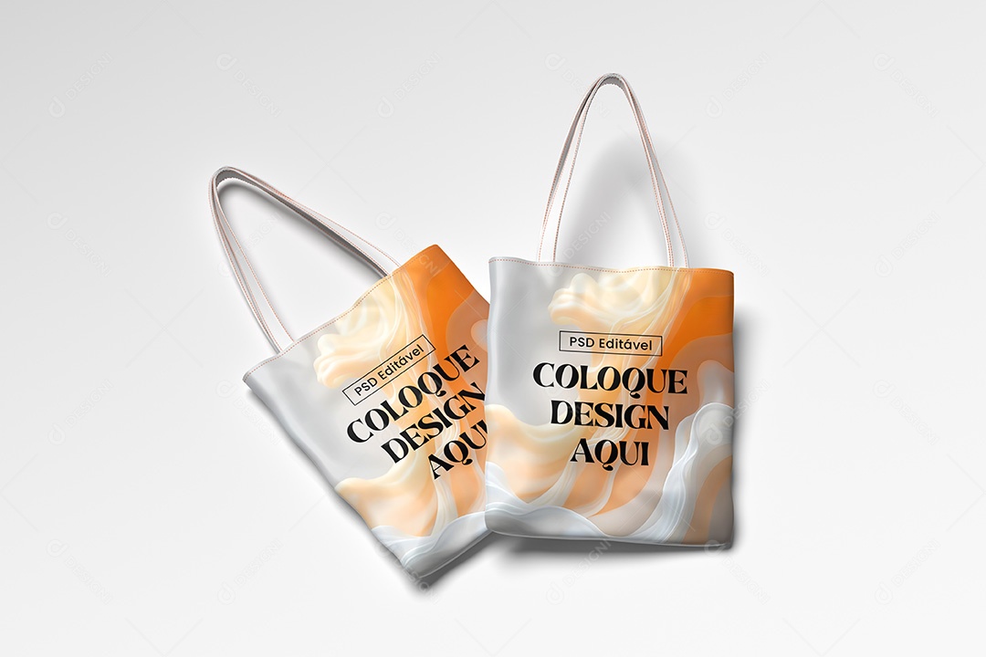 Mockup Sacola de Compras PSD Editável