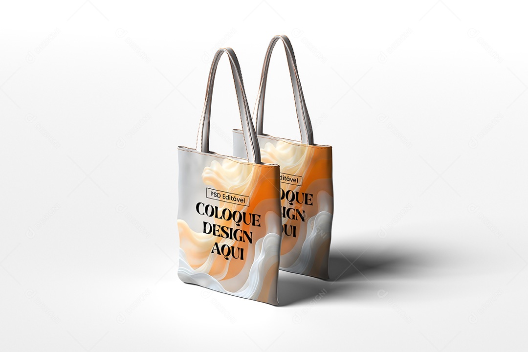 Mockup Sacola de Compras PSD Editável