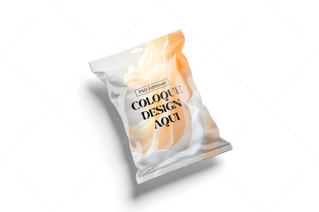 Mockup Embalagem De Alimento Para Lanche PSD Editável