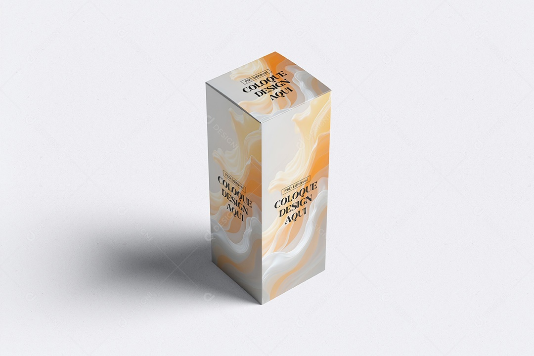 Mockup de Caixa de Cosmético PSD Editável