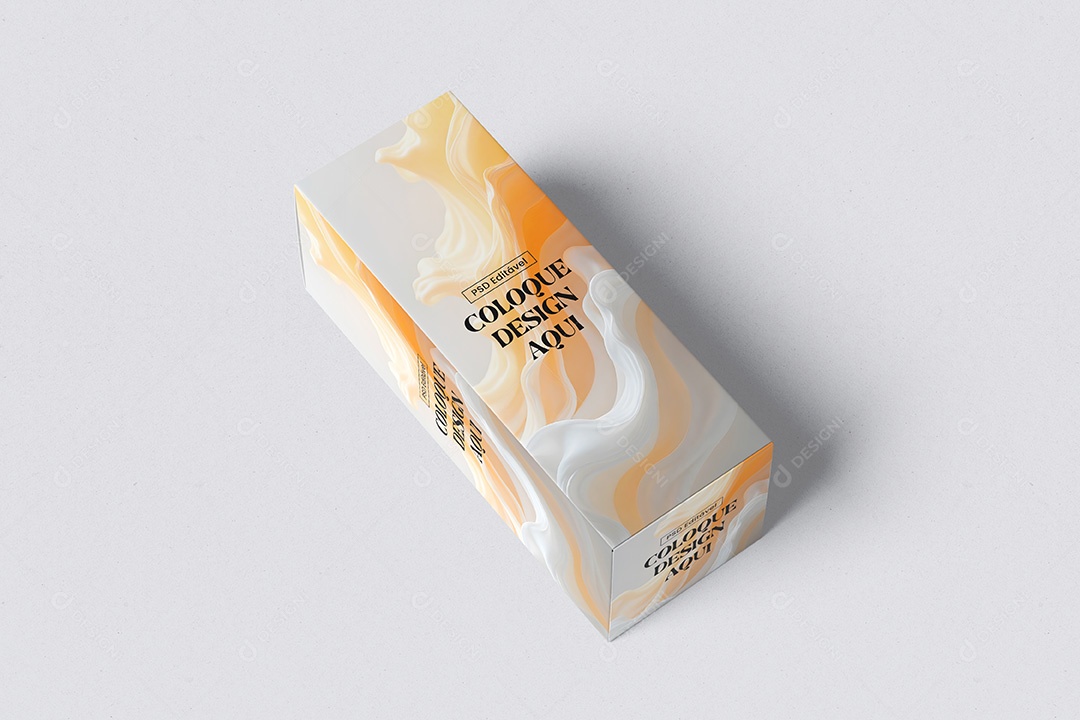 Mockup de Caixa de Cosmético PSD Editável