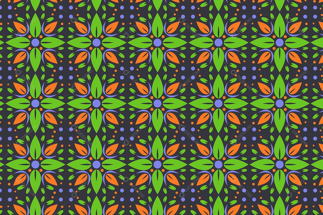 Padrão de Tapete Ilustração Vetor EPS