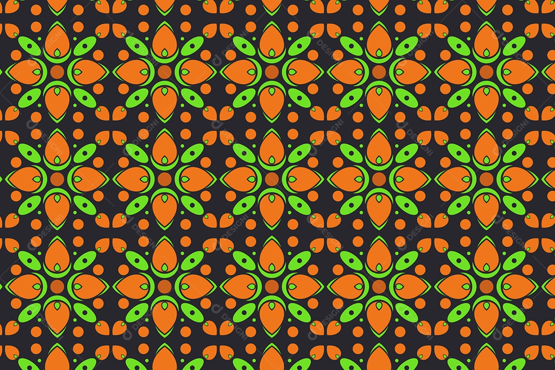 Padrão de Tapete Ilustração Vetor EPS