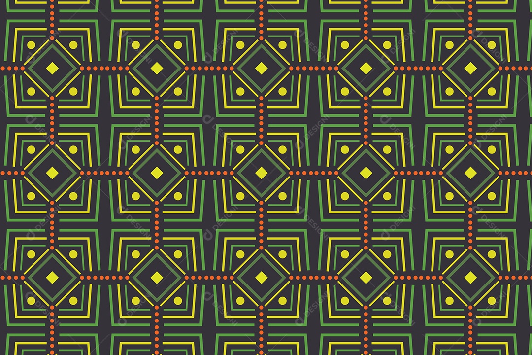 Padrão de Tapete Ilustração Vetor EPS