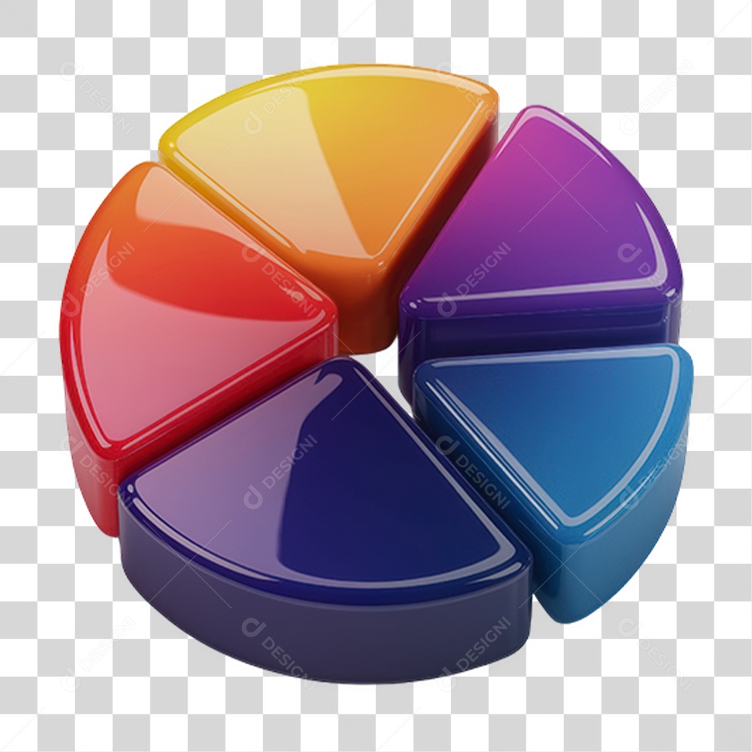 Gráfico de Circular PNG Transparente