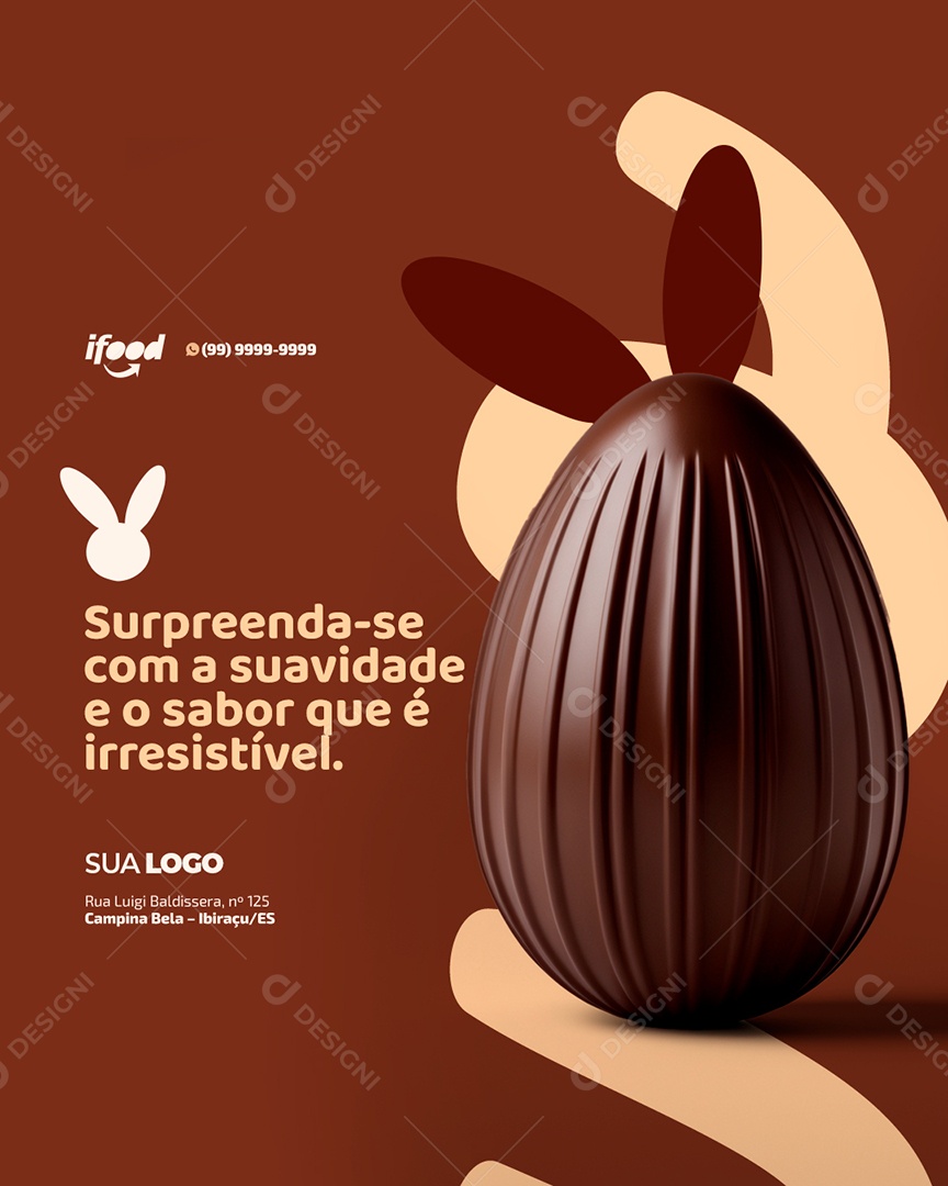 Doceria Surpreenda Se Com Suavidade e o Sabor Social Media PSD Editável