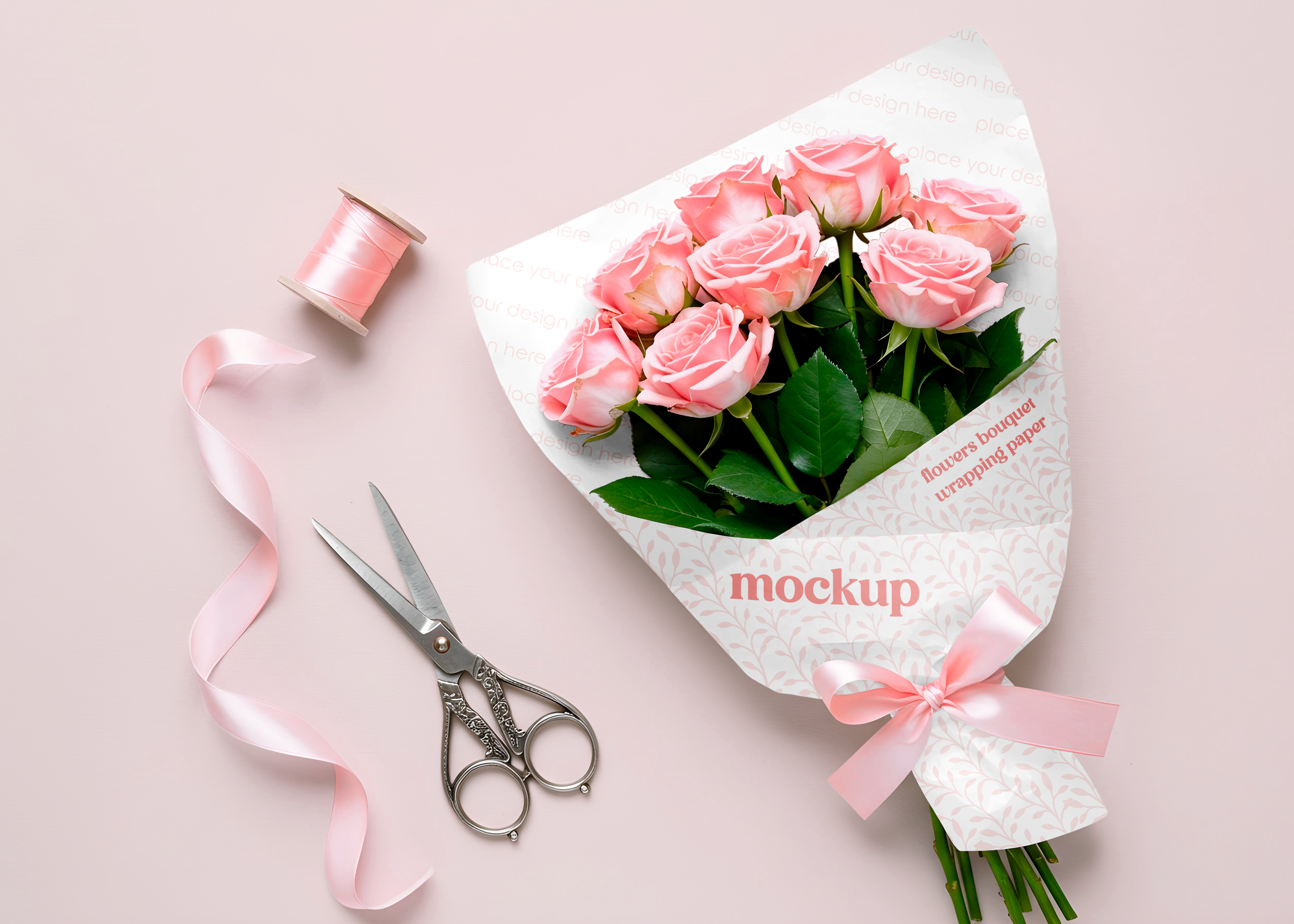 Mpockup Buquê de Flores PSD Editável