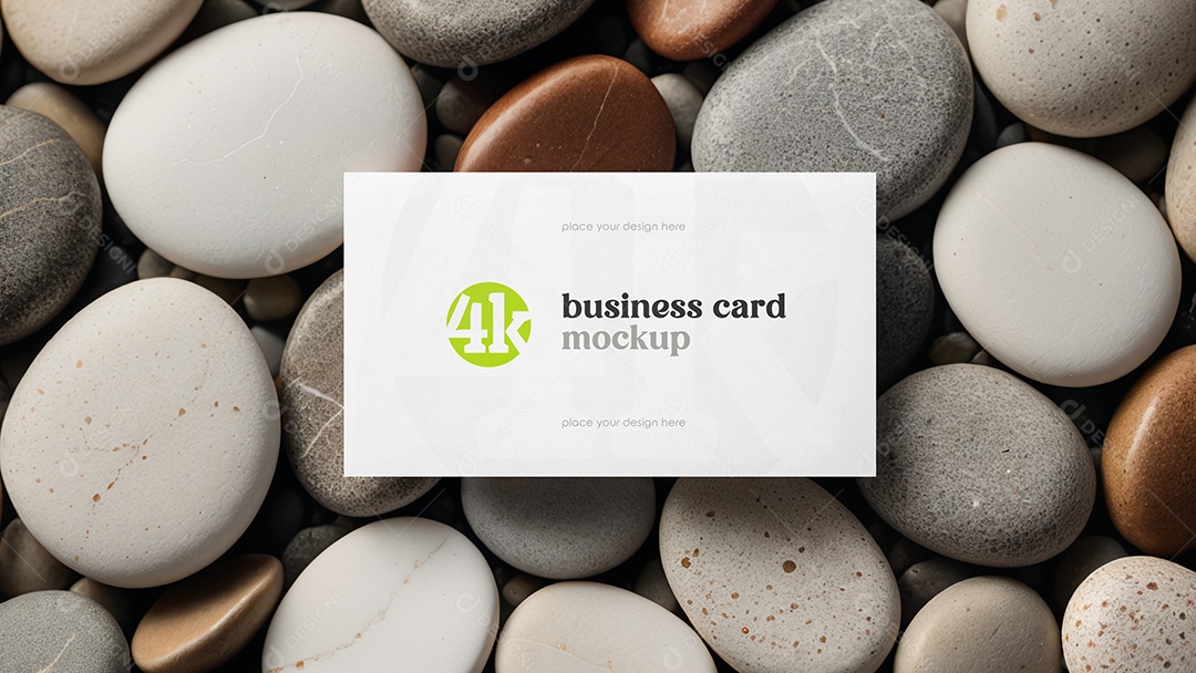 Mockup de Cartão de Visita PSD Editável