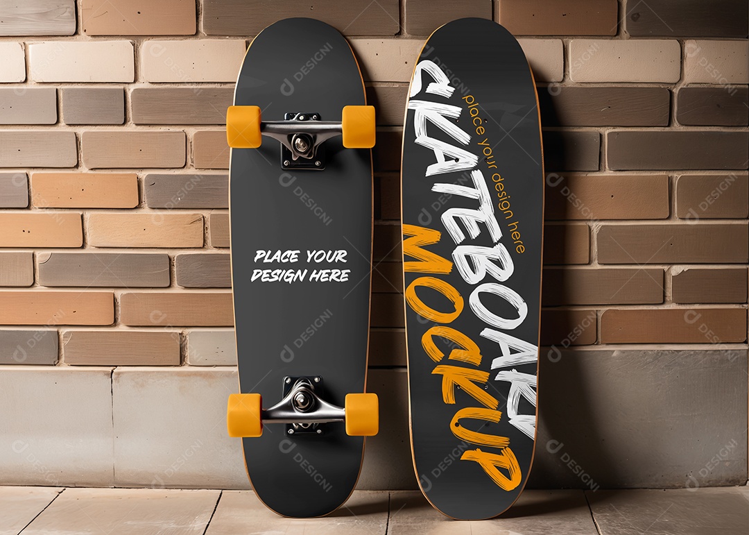 Mockup de Dois Skates PSD Editável