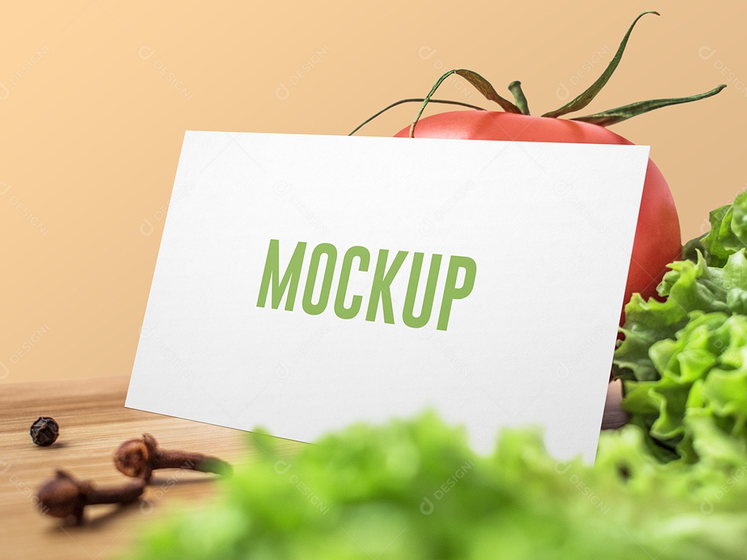 Mockup de Cartão PSD Editável