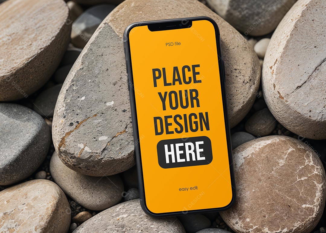 Mockup de Celular PSD Editável