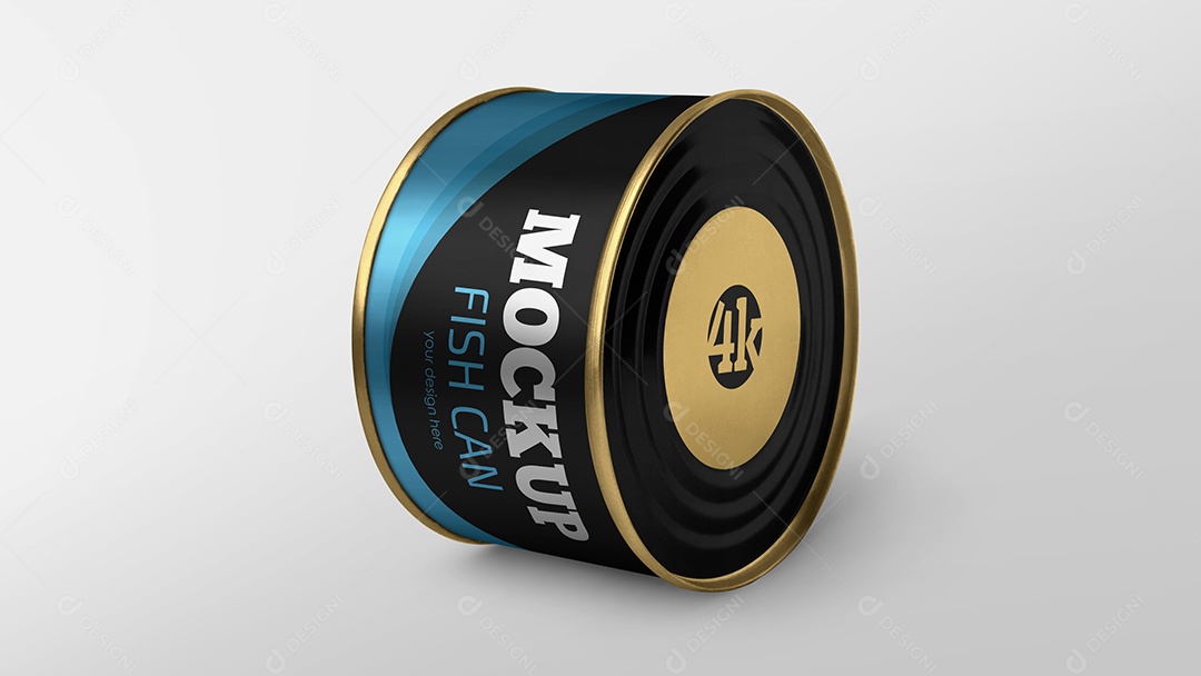 Mockup Latinha de Sardinha PSD Editável