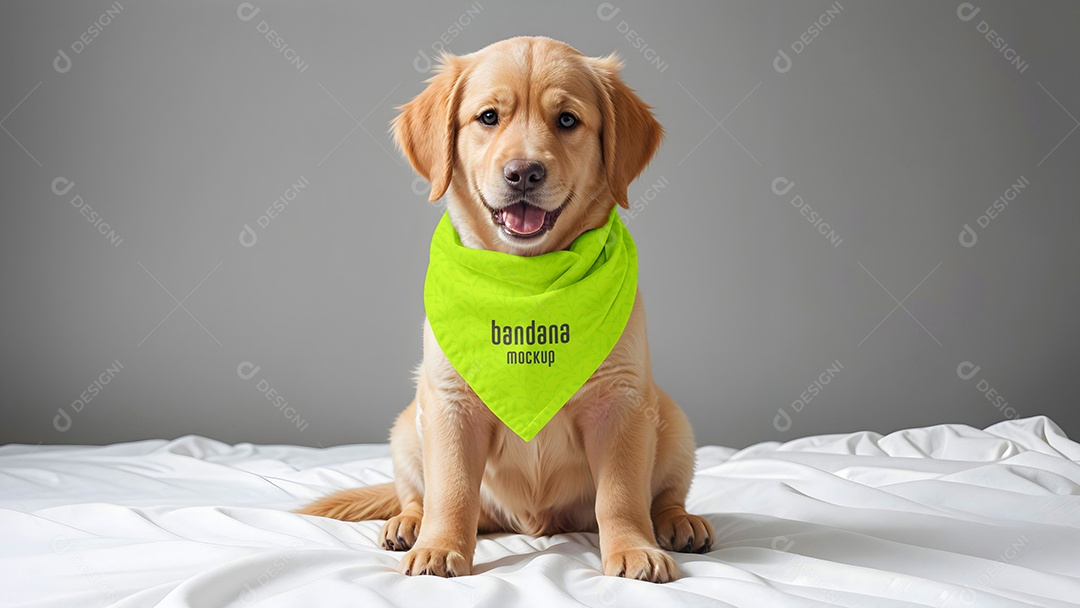 Mockup Lenço de Cachorro PSD Editável