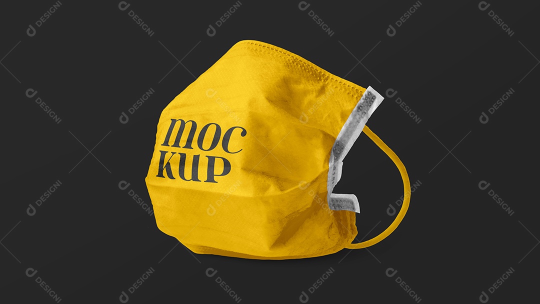 Mockup de Máscara PSD Editável
