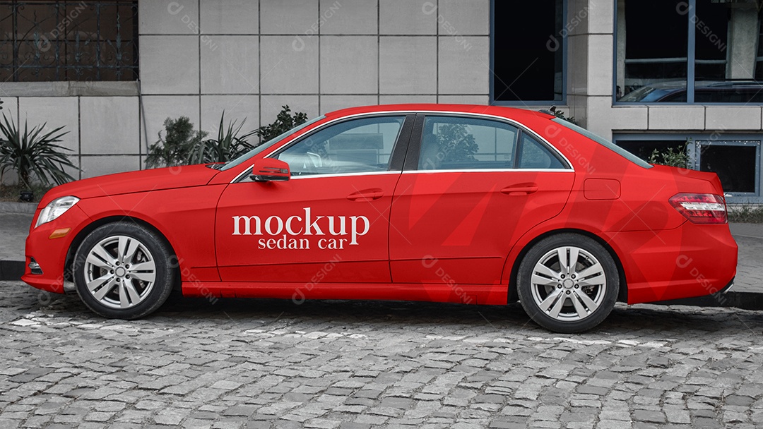 Carro Mockup PSD editável