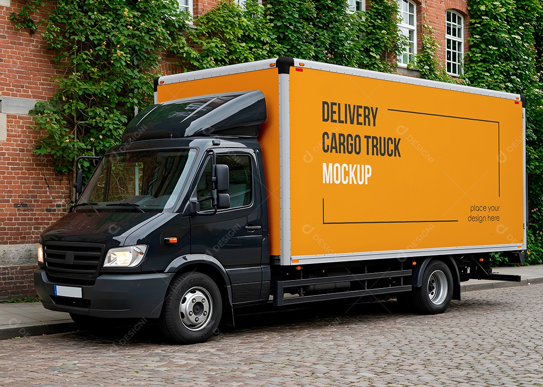 Mockup de Caminhão PSD Editável