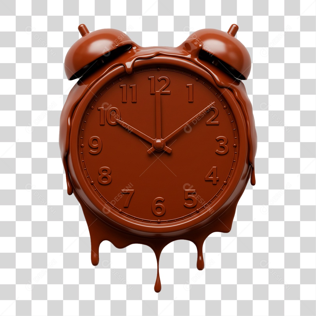 Despertador de Chocolate PNG Transparente