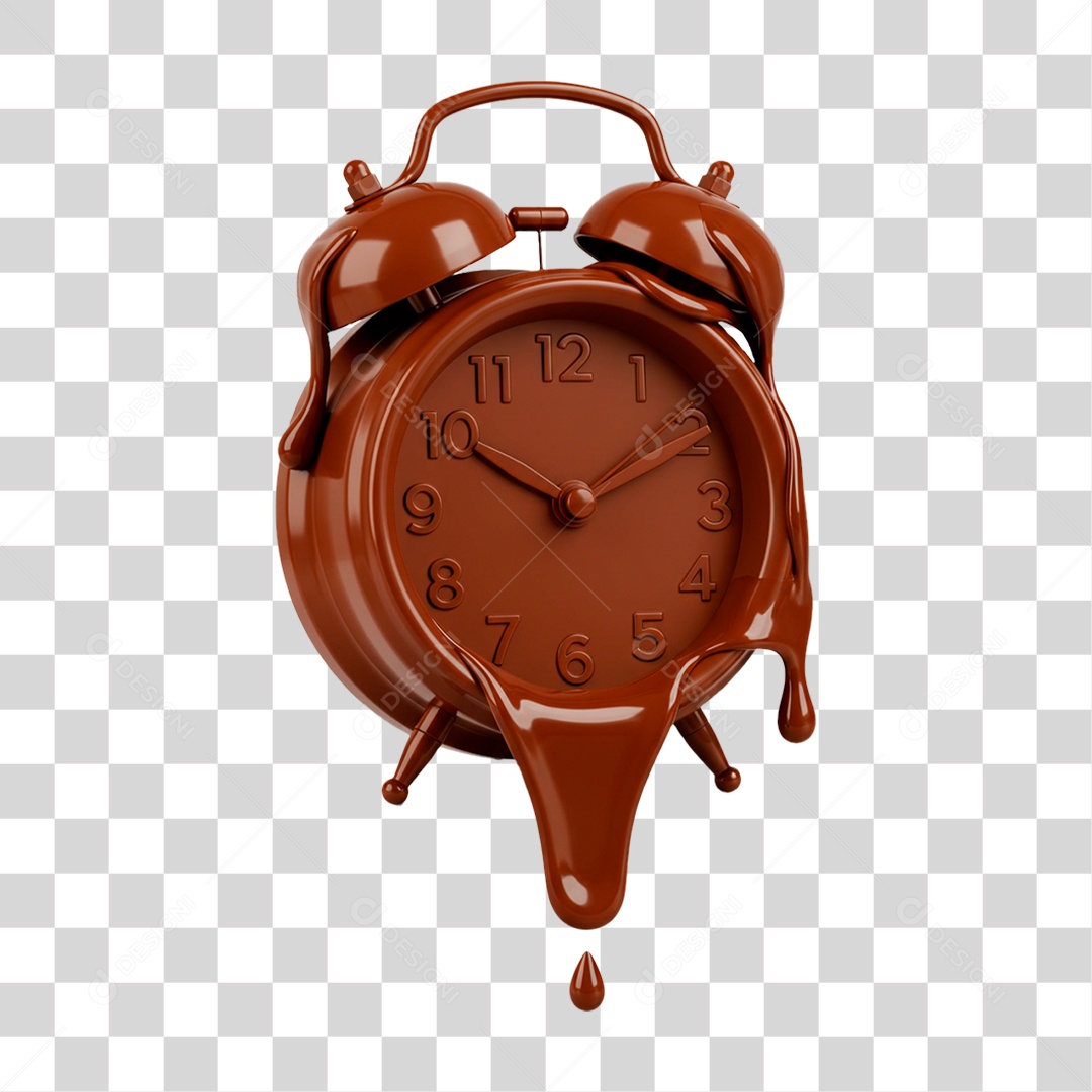 Despertador de Chocolate PNG Transparente