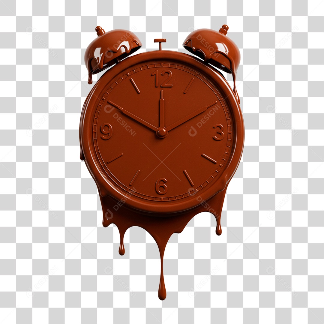 Despertador de Chocolate PNG Transparente