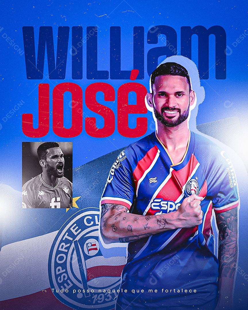 Campeonato William José Social Media PSD Editável