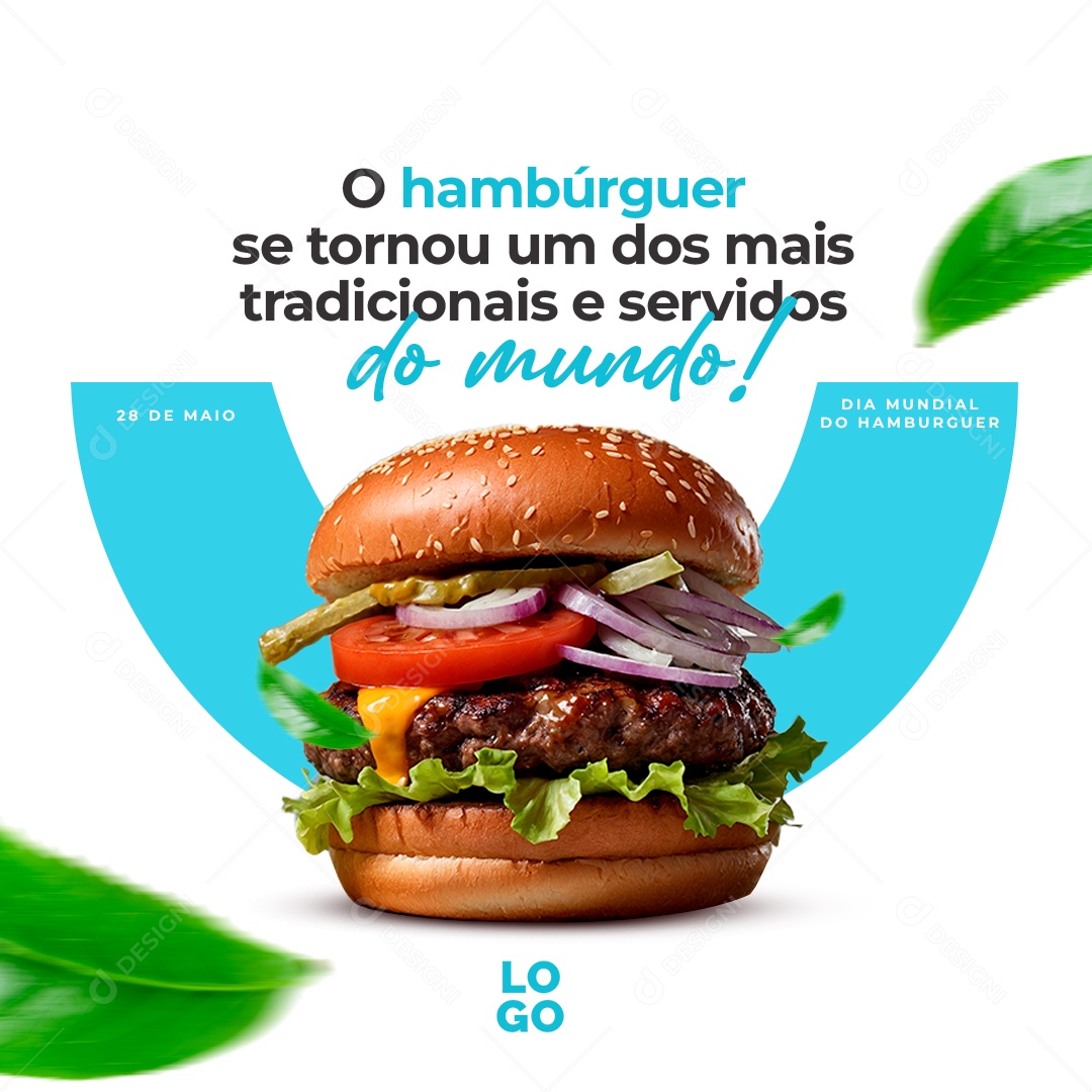 Hamburgueria O Hambúrguer Se Tornou Um Dos Mais Tradicionais e Servidos Social Media PSD Editável