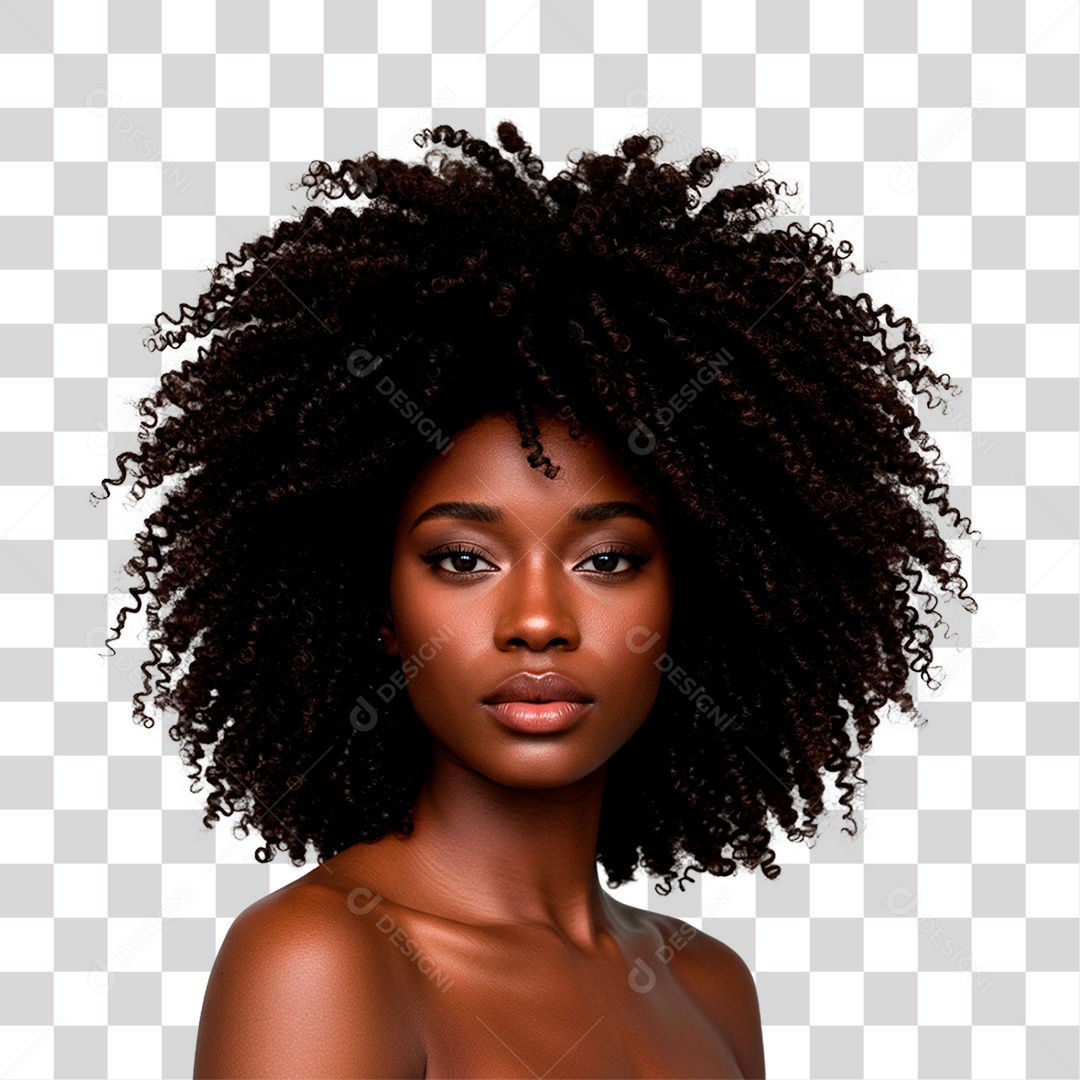 Mulher Negra PNG Transparente