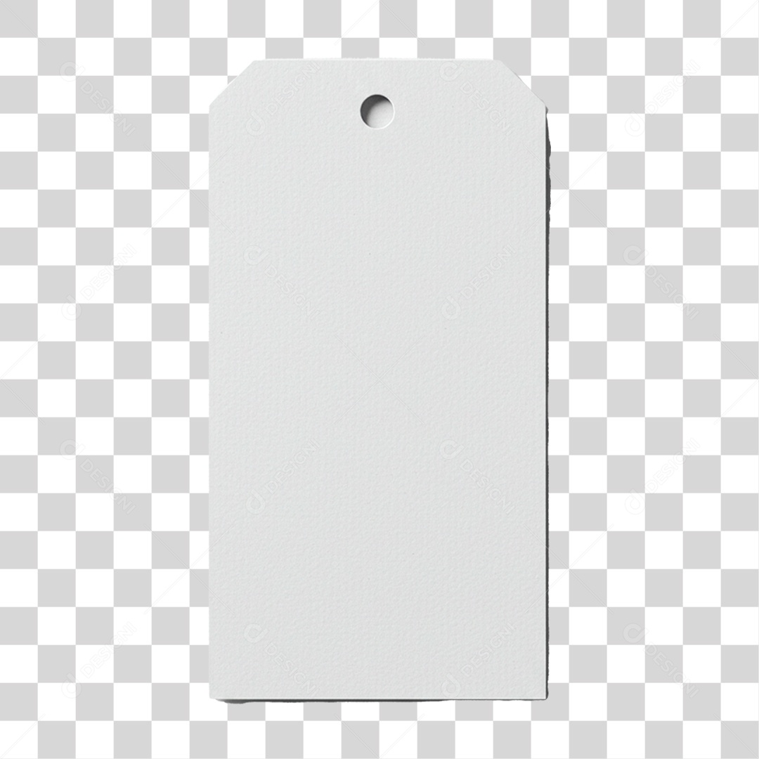 Etiqueta Branca PNG Transparente