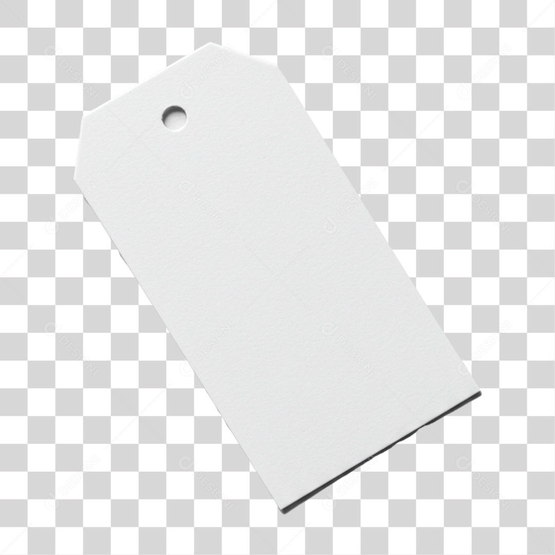 Etiqueta Branca PNG Transparente