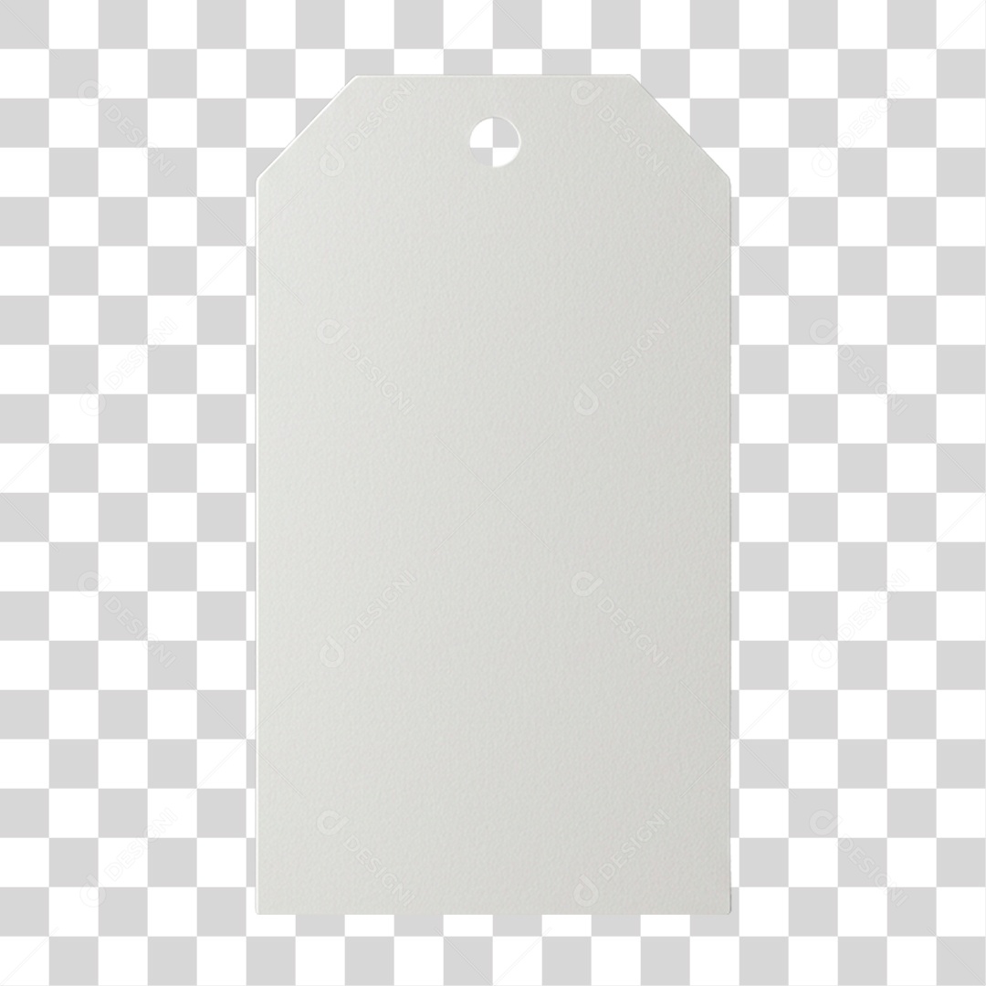 Etiqueta Branca PNG Transparente