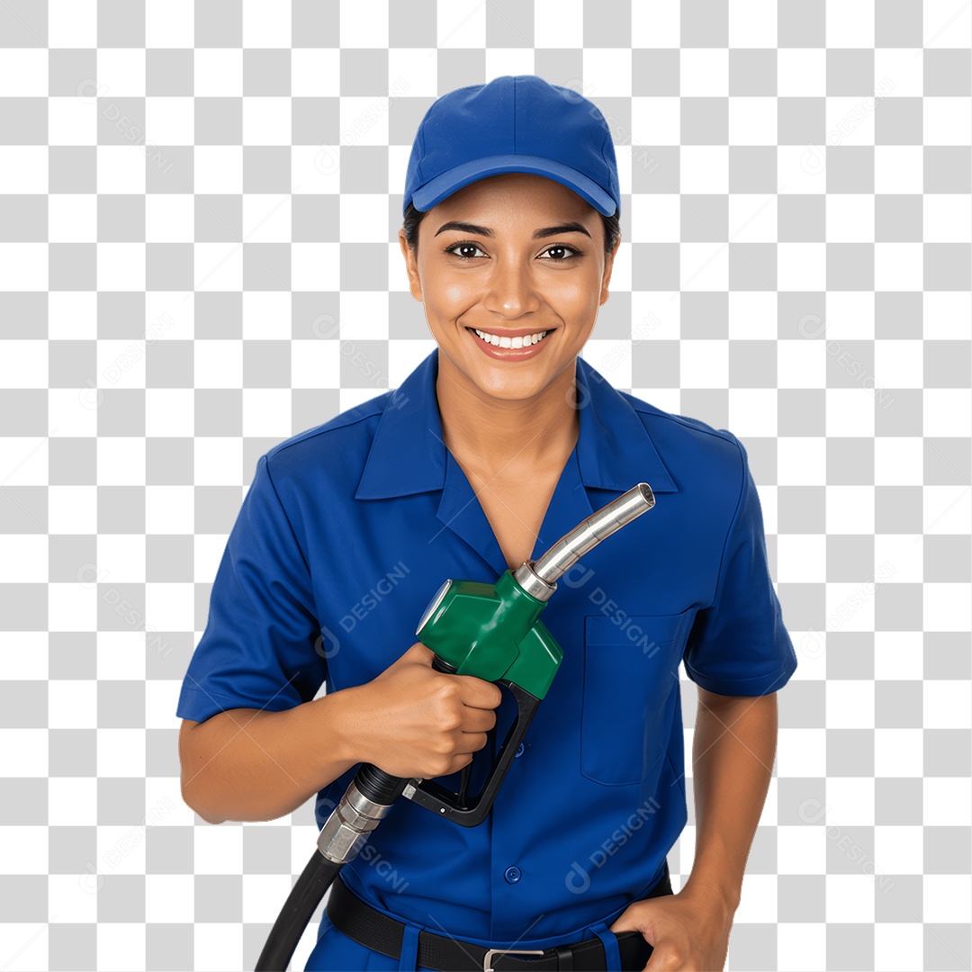 Mulher com Roupa de Trabalho PNG Transparente