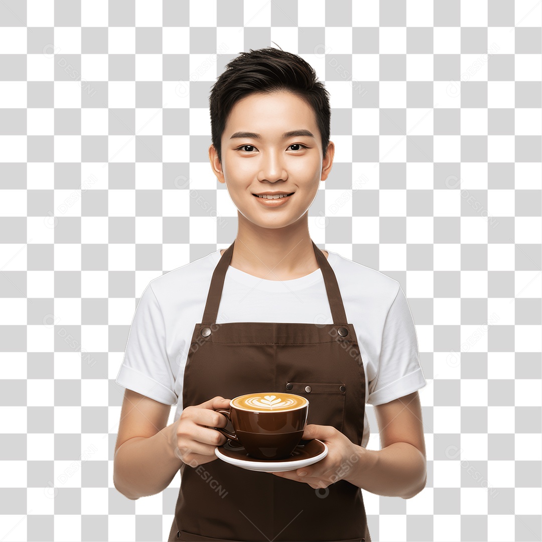 Mulher com Roupa de Trabalho PNG Transparente