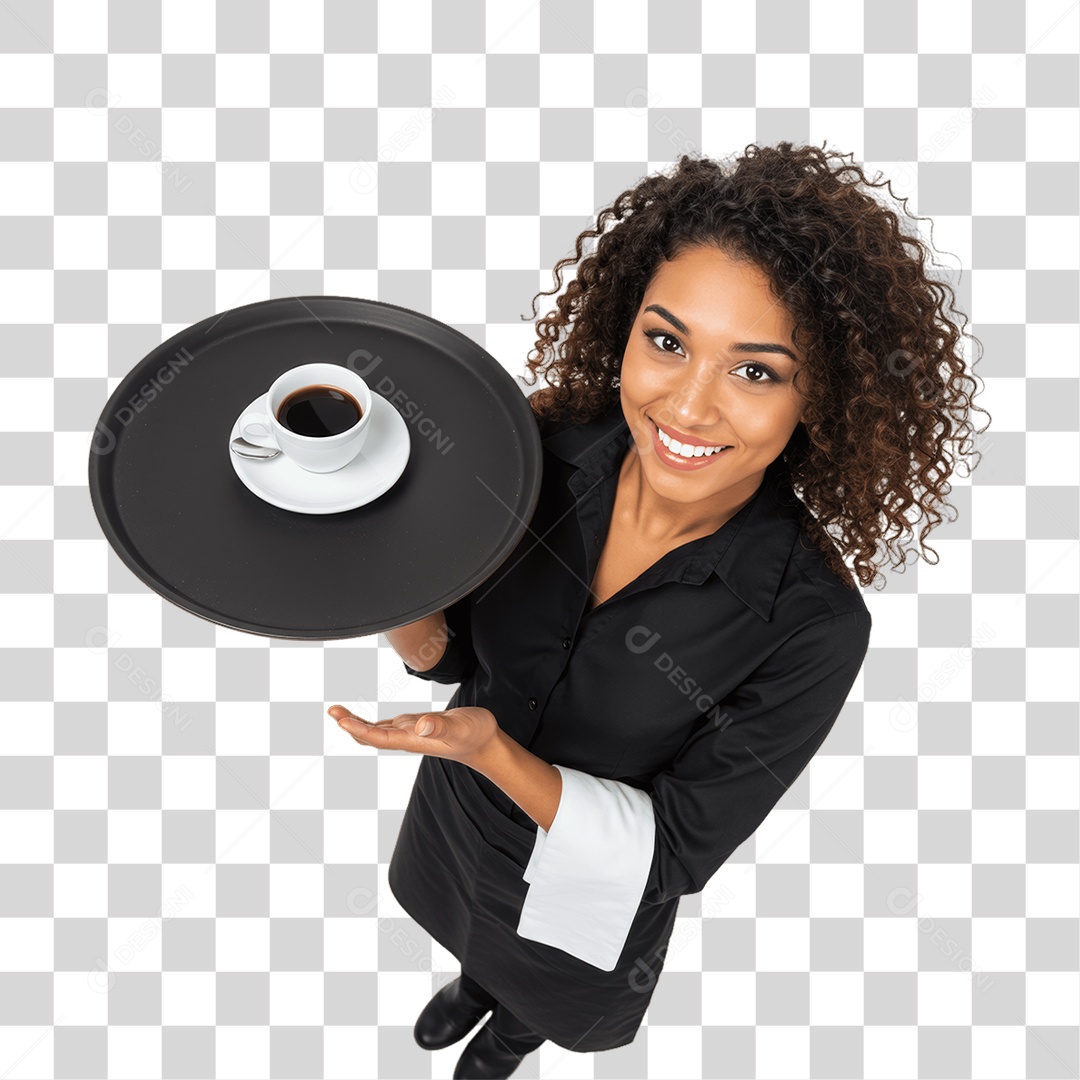 Mulher com Roupa de Trabalho PNG Transparente