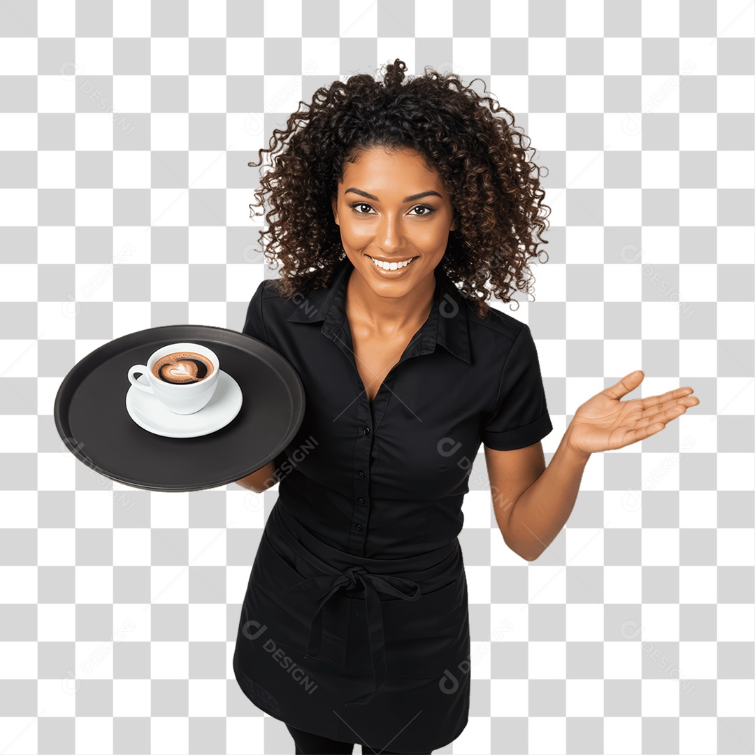 Mulher com Roupa de Trabalho PNG Transparente