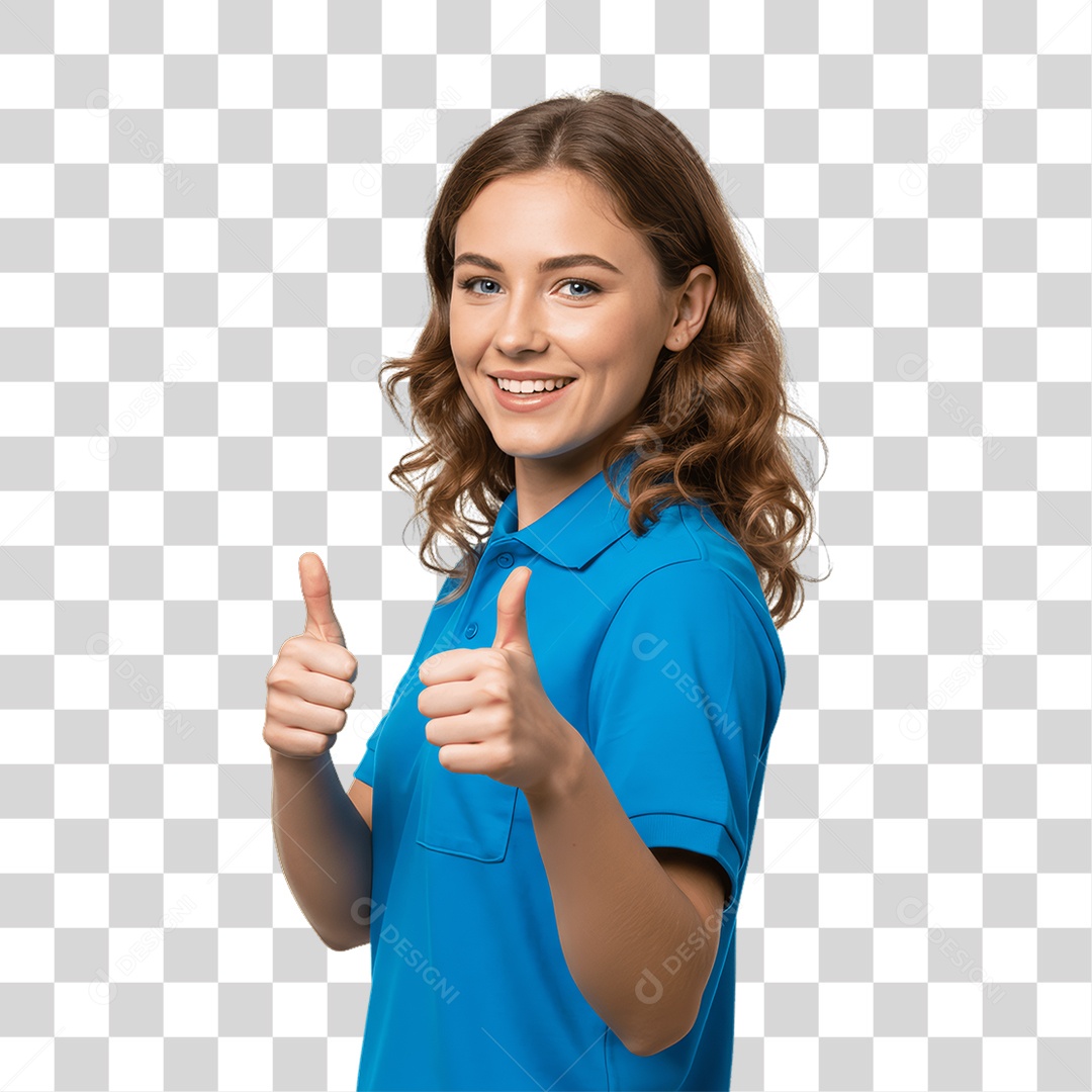 Mulher com Roupa de Trabalho PNG Transparente