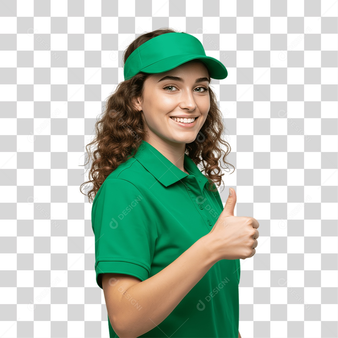 Mulher com Roupa de Trabalho PNG Transparente