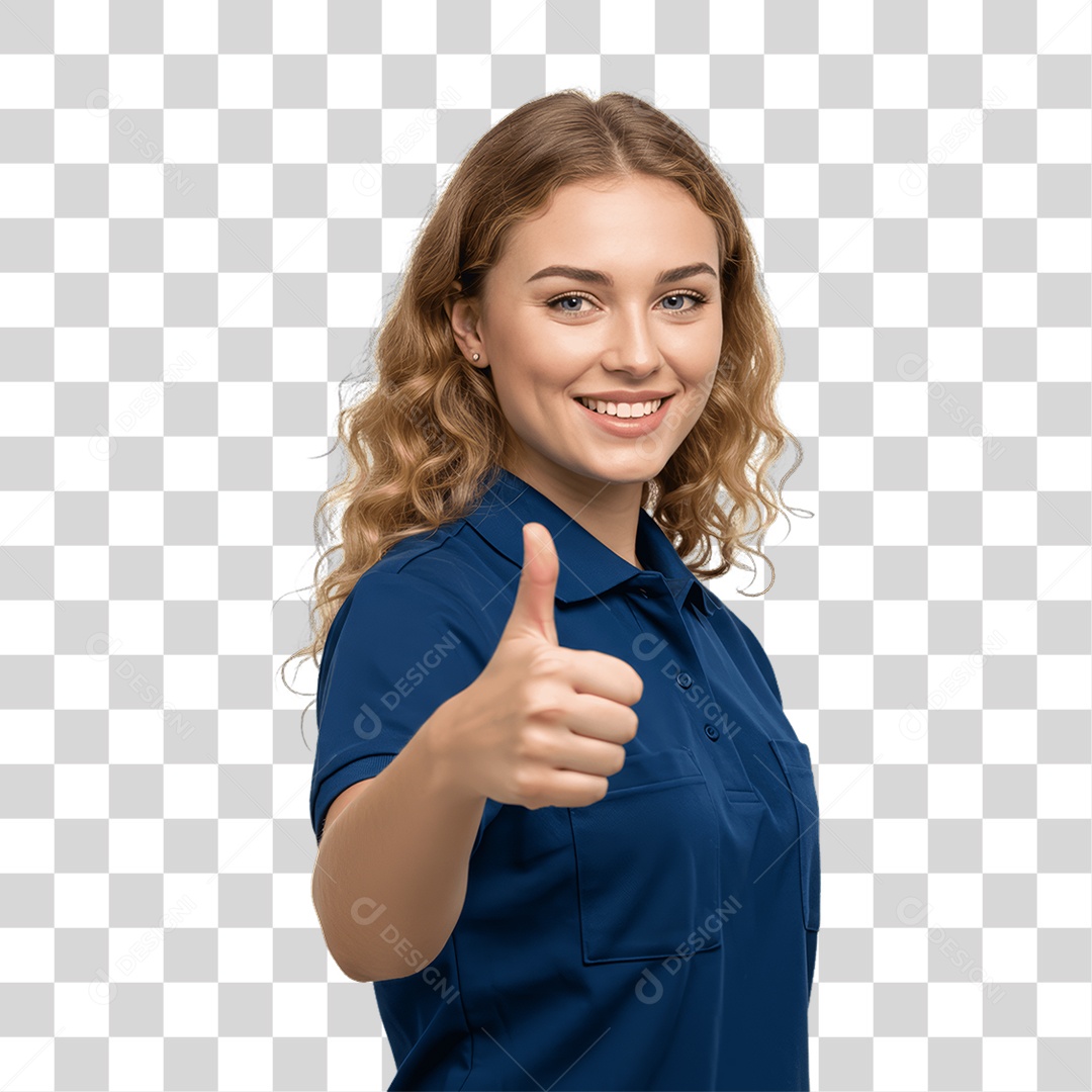 Mulher com Roupa de Trabalho PNG Transparente