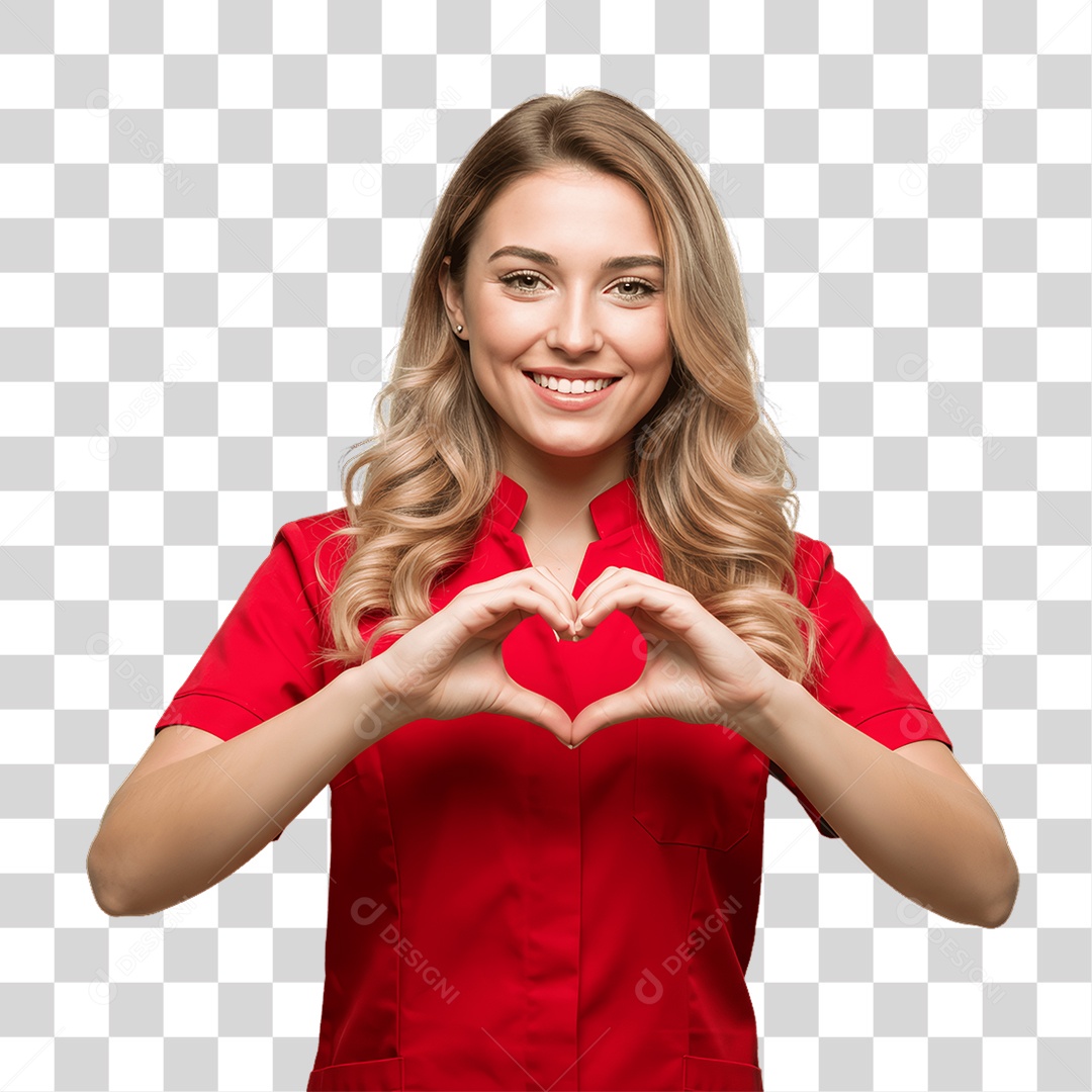 Mulher com Roupa de Trabalho PNG Transparente