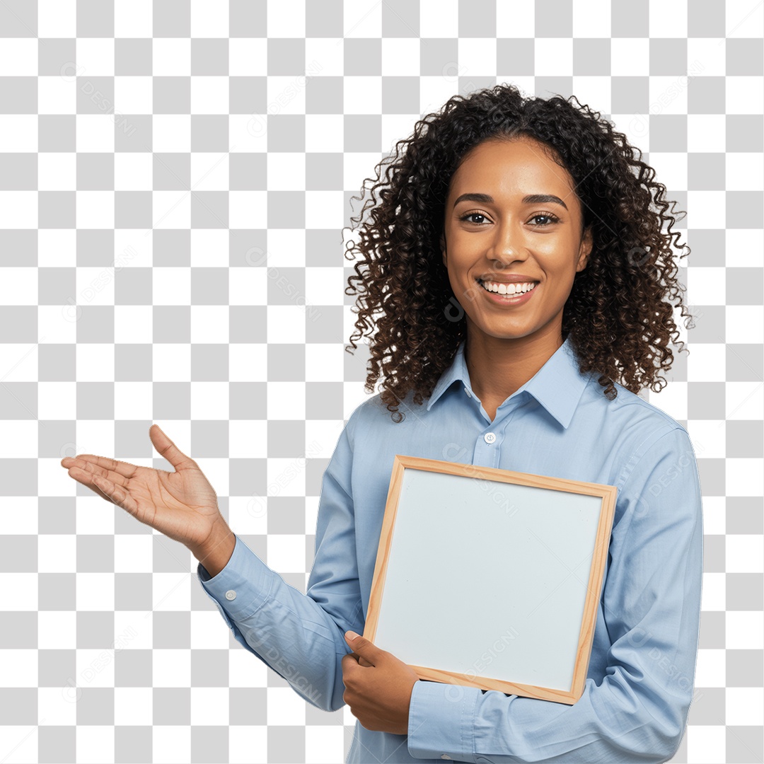 Mulher com Roupa de Trabalho PNG Transparente