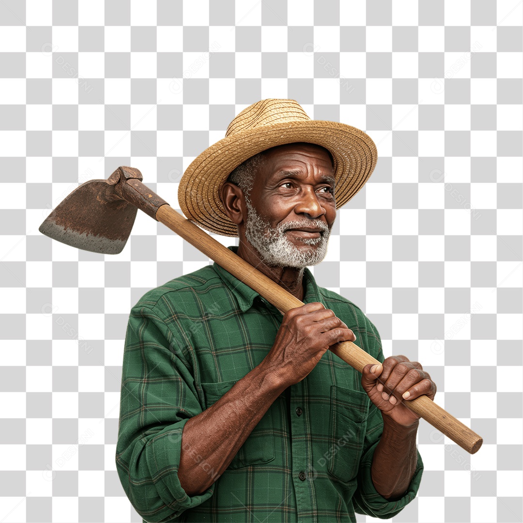 Homem Trabalho Rural PNG Transparente